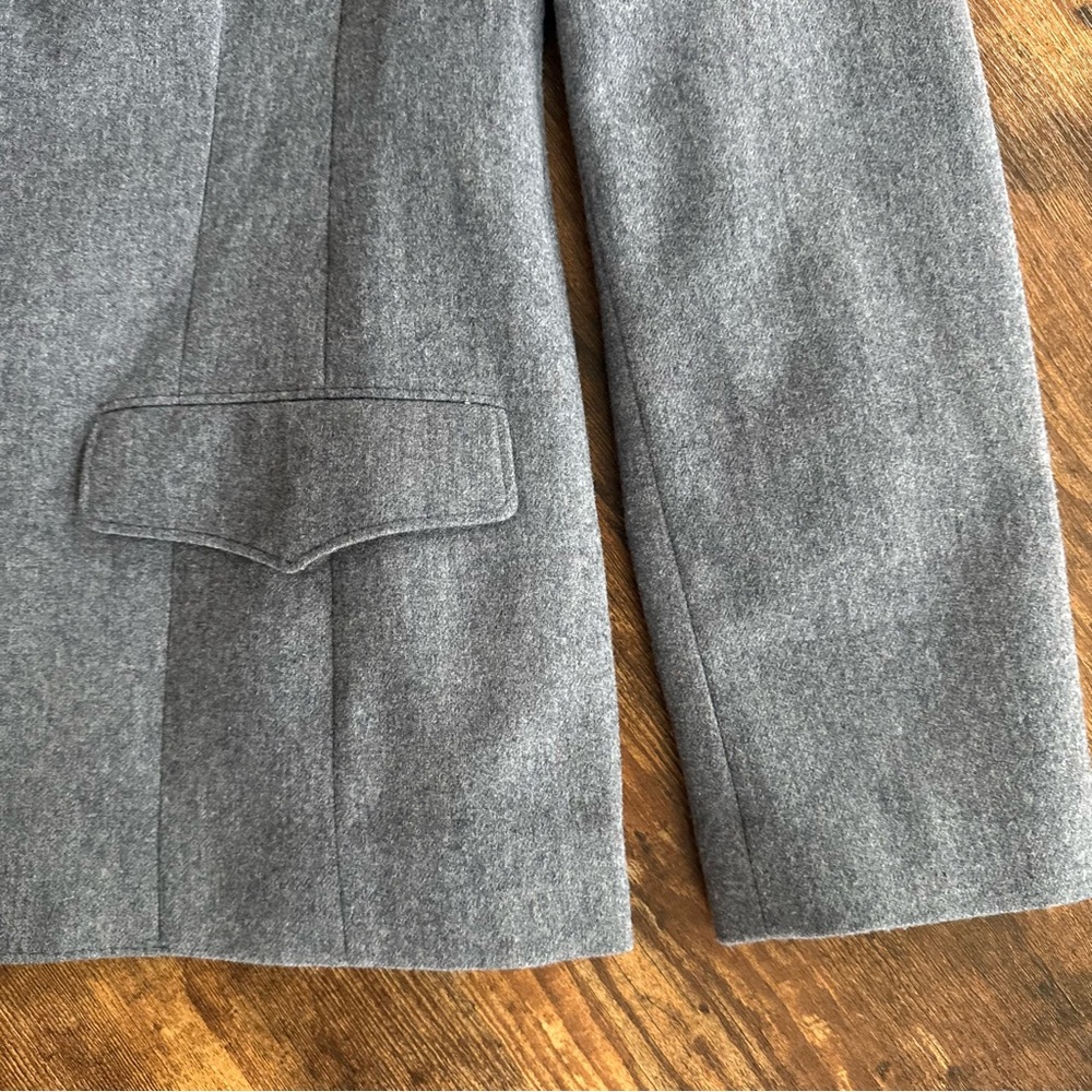 Vintage 70s Pendleton Gray Wool Lined Blazer High Grade Western Wear ~ Size L - Picture 9 of 9